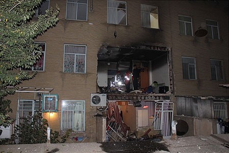 اخبار,اخبار حوادث ,انفجار ساختمان مسکونی در تهرانپارس