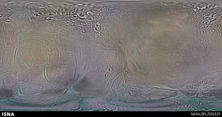 اخبار,اخبار علمی,خلق نقشه‌های خیره‌کننده از شش قمر زحل