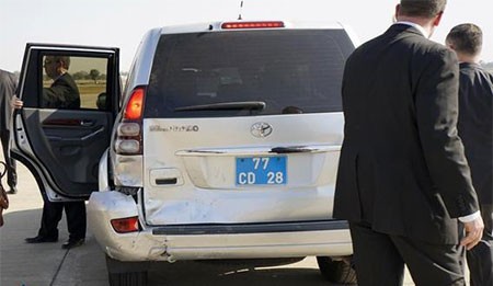 اخبار,اخبار بین الملل,تصادف وزیر خارجه آمریکا اخبار,اخبار بین الملل,تصادف وزیر خارجه آمریکا