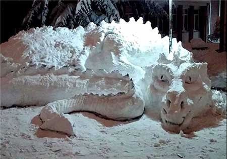 خلاقیت با برف در جهان +تصاویر