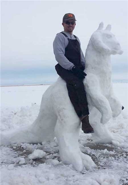 خلاقیت با برف در جهان +تصاویر