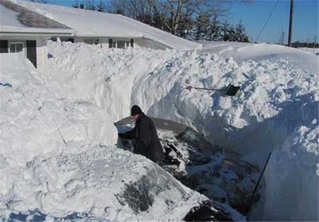 اخبار,اخبار گوناگون ,شهر پوشیده از برف