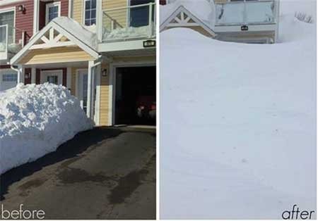 اخبار,اخبار گوناگون ,شهر پوشیده از برف