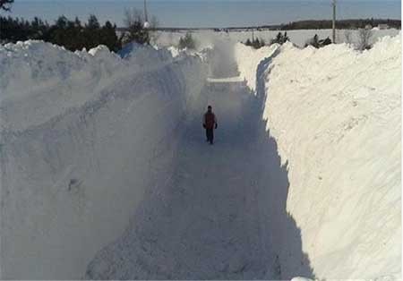 اخبار,اخبار گوناگون ,شهر پوشیده از برف