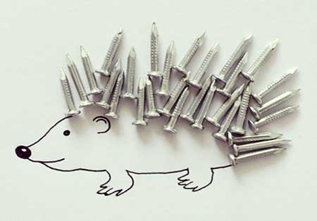 اخبار,اخبار گوناگون ,نقاشی با ابزارآلات بازیافتی