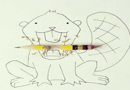 اخبار,اخبار گوناگون ,نقاشی با ابزارآلات بازیافتی