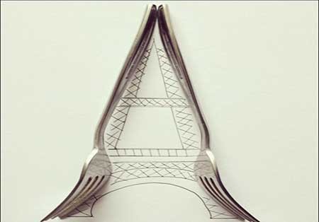 اخبار,اخبار گوناگون ,نقاشی با ابزارآلات بازیافتی