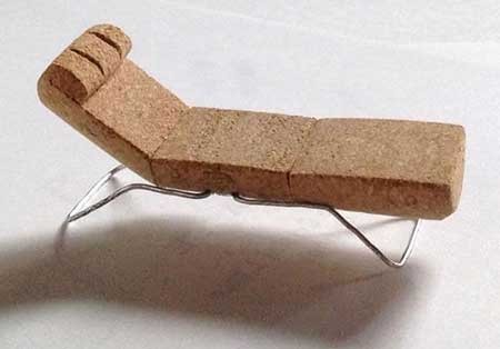 اخبار,اخبار گوناگون ,مبلمان ساخته شده با چوب پنبه 