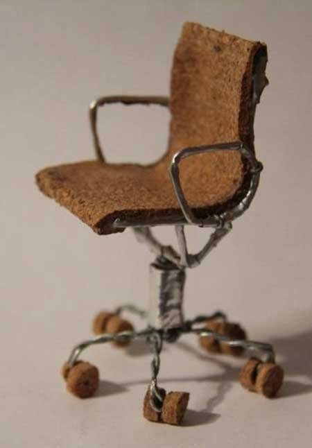 اخبار,اخبار گوناگون ,مبلمان ساخته شده با چوب پنبه 