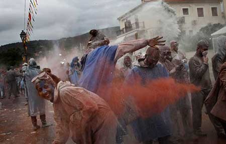 اخبار,اخبار گوناگون ,جنگ آرد در یونان