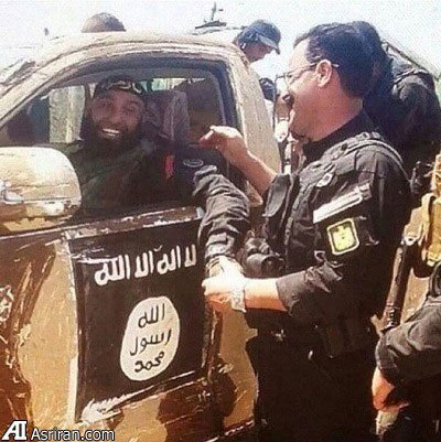 ابوعزرائیل سوار بر خودروی داعشی/سفرناتمام دختربرای پیوستن به داعش+عکس 1