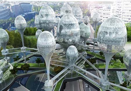 اخبار , اخبار گوناگون,طراحی پاریس آینده,طراحی پاریس آینده به شکل تخم مرغ