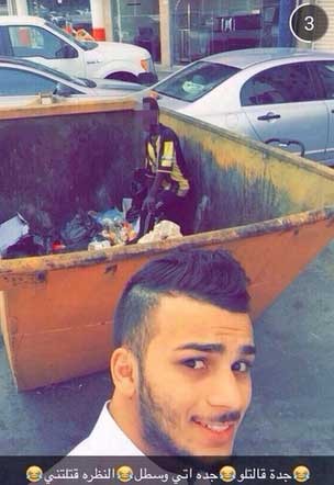 عربستان به دنبال دختری که در زباله‌ها جست‌و‌جو می‌کرد 1