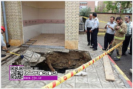ریزش حیاط مدرسه، ۳ دانشآموز تهرانی را بلعید (+تصاویر) 1