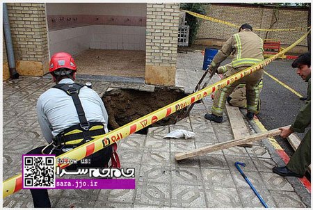 ریزش حیاط مدرسه، ۳ دانش‌آموز تهرانی را بلعید (+تصاویر) 