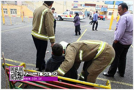 ریزش حیاط مدرسه، ۳ دانشآموز تهرانی را بلعید (+تصاویر) 1