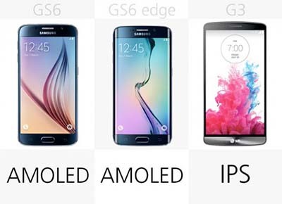 اخبار,اخبار تکنولوژی,مقایسه میان گوشی های Galaxy S6 ، S6 Edge و LG G3