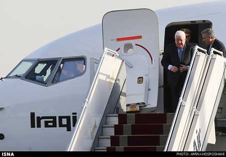 ورود رییس جمهور عراق به تهران (عکس) 1