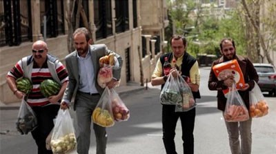 نخستین عکسها از گلاب آدینه و بابک حمیدیان در یک فیلم سینمایی 1
