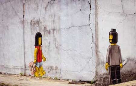 هنری برای کارهای غیرقانونی در خیابان هنری برای کارهای غیرقانونی در خیابان