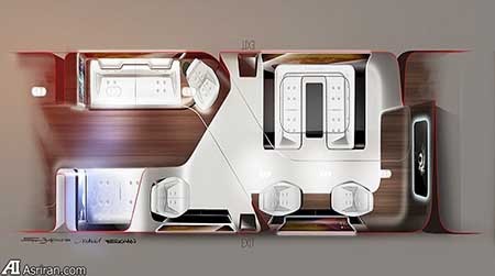 طراحی داخلی لوکس مرسدس بنز برای جت لوفت‌هانزا 1