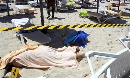 قتل 27 توریست در حمله به هتلی در تونس (عکس) 1