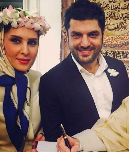 اخبار , اخبار فرهنگی ,سام درخشانی در کنار نامزدش,تصاویر ازدواج سام درخشان