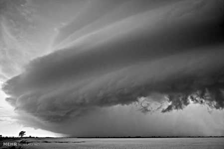اخبار,اخبارگوناگون ,تصاویر سیاه و سفید زیبا از طوفان در طبیعت