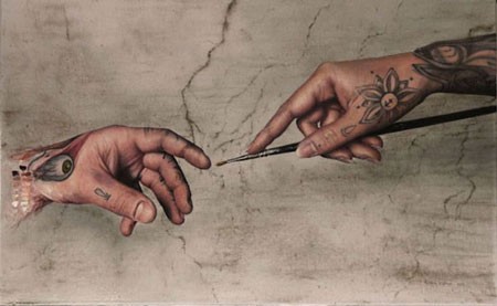 اخبار , اخبار گوناگون,تصاویری از نقاشی های فوق العاده,نقاشی فوق العاده طبیعی از انسان