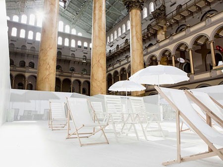 اخبار , اخبار گوناگون,تصاویر تبدیل موزه به استخر توپ,تبدیل موزه به استخر توپ