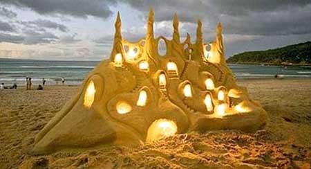 اخبار,اخبارگوناگون ,زیباترین قلعه های شنی