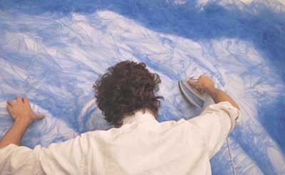 اخبار,اخبار گوناگون ,تصاویر بی‌نظیر نقاشی با پارچه