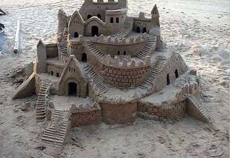 اخبار,اخبارگوناگون ,زیباترین قلعه های شنی