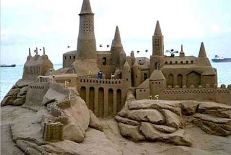 اخبار,اخبارگوناگون ,زیباترین قلعه های شنی