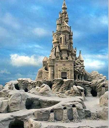 اخبار,اخبارگوناگون ,زیباترین قلعه های شنی
