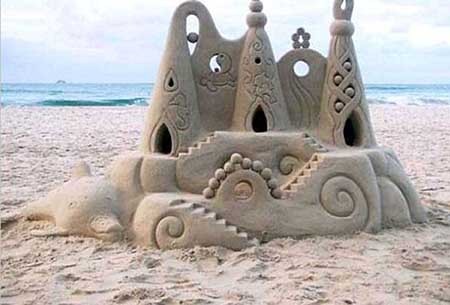 اخبار,اخبارگوناگون ,زیباترین قلعه های شنی