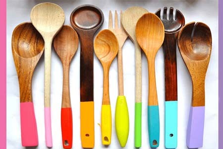 اخبار , اخبار گوناگون,قاشق های چوبی زیبا,مجسمه با قاشق های چوبی