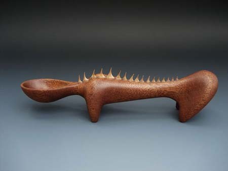 اخبار , اخبار گوناگون,قاشق های چوبی زیبا,مجسمه با قاشق های چوبی