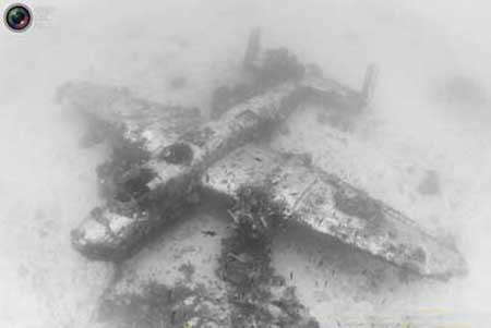 یادگاری شوم جنگ‌جهانی در اعماق دریا+تصاویر