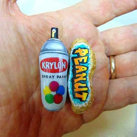 هنرنمایی های جالب با بادام زمینی