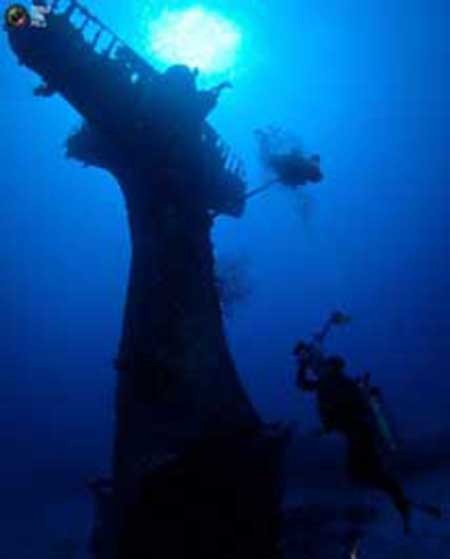 یادگاری شوم جنگ‌جهانی در اعماق دریا+تصاویر