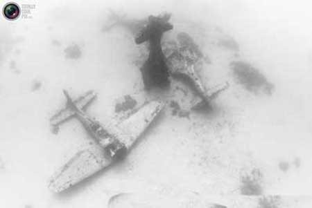 یادگاری شوم جنگ‌جهانی در اعماق دریا+تصاویر