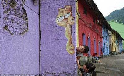 اخبار,اخبار گوناگون,رنگارنگ‌ترین روستا