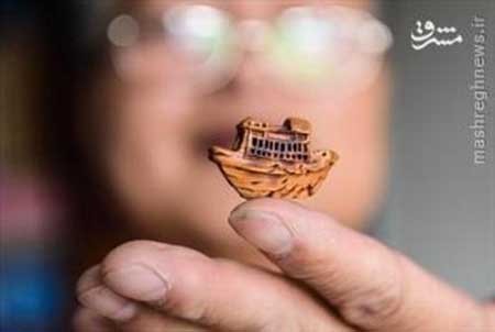 اخبار,اخبارگوناکون , هنر نمایی با هسته هلو 