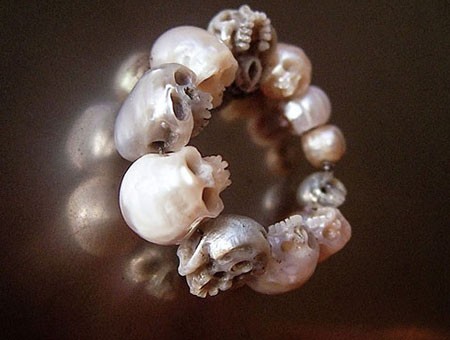 اخبار,اخبار گوناگون,جواهرات با جمجمه های مرواریدی