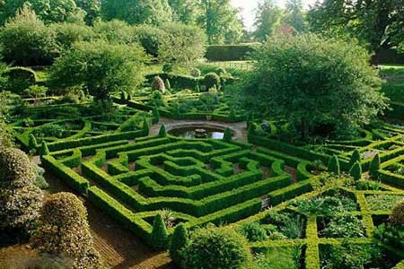 زیباترین باغ ها,باغ های پیچ در پیچ