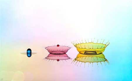 اخبار , اخبار گوناگون , بازی با قطره ها 