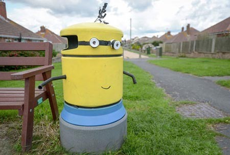 اخبار,اخبار گوناگون,سطل زباله مینیون