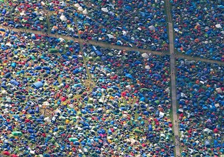 بزرگ‌ترین فستیوال موسیقی,چادرهای مسافرتی,شهر چادرهای مسافرتی