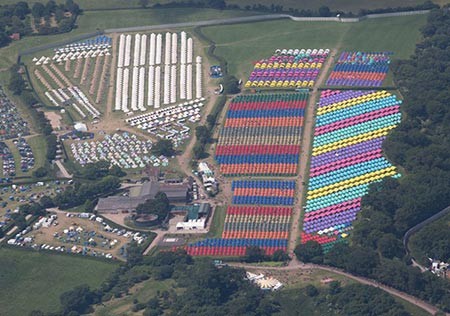 بزرگ‌ترین فستیوال موسیقی,چادرهای مسافرتی,شهر چادرهای مسافرتی